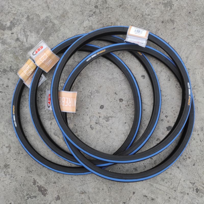 BAN LUAR SEPEDA CST DUAL SPEEDWAY 20 PLUS 28 - 451 UKURAN 20x1 1/8 ATAU 20x1 1.8 WARNA HITAM BIRU
