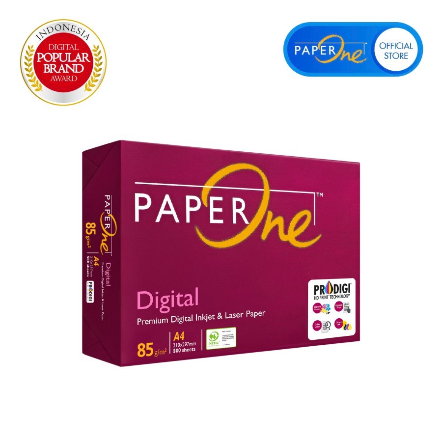 Kertas PAPERONE A4 80 Gram Office Paper Print