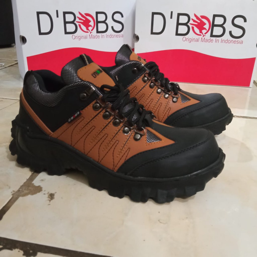 SEPATU BOOTS SAFETY PRIA PENDEK LOW KERJA PROYEK HIKING GUNUNG D'BOBS ORIGINAL DEIDARA