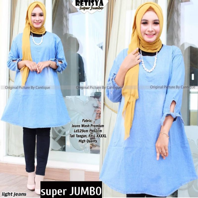 SUPER JUMBO RESTYA JEANS TUNIK