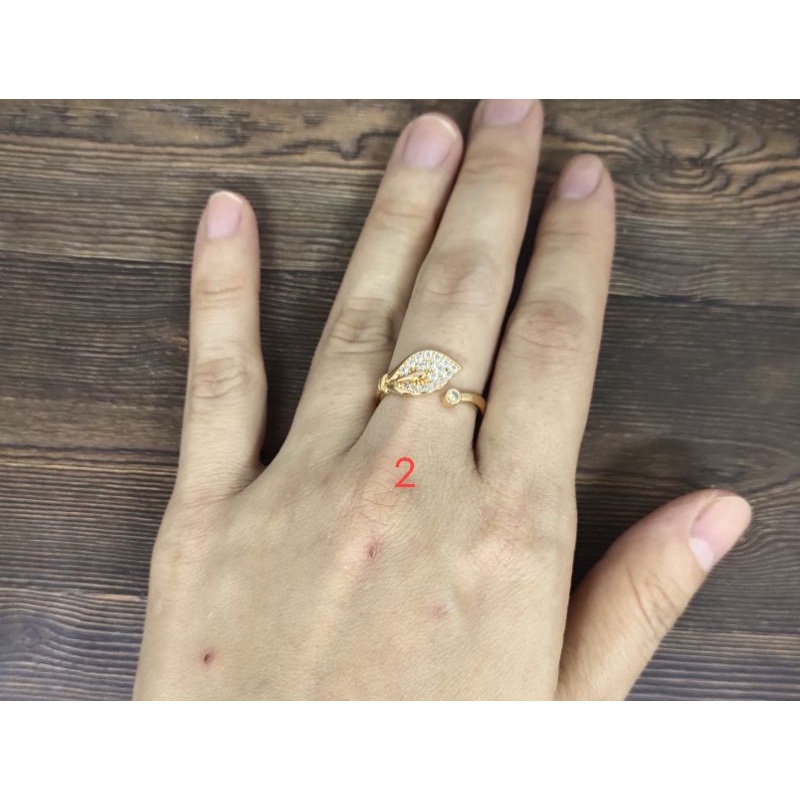 Fifi Fashion Cincin Fashion Model Perhiasan Lapis Emas C32