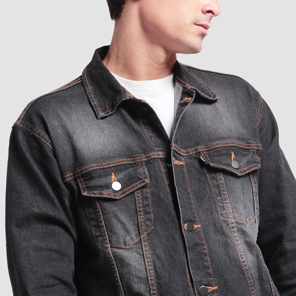 JAKET PRIA KEREN ORIGINAL BRODO - JACKET JEANS DENIM COWO