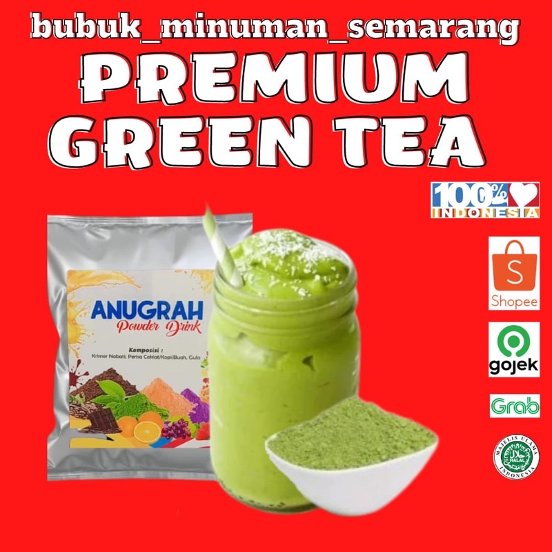 

Bubuk Minuman Premium Greentea Matcha Kemasan 500gr