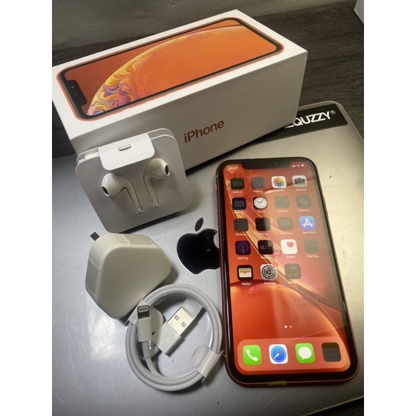 iPhone XR Coral 128GB Fullset Bekas Mulus Seperti Baru