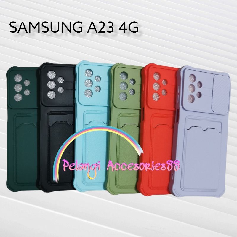 CASE SAMSUNG A23 4G / A23 5G SOFTCASE SLEDING WARNA WARNI