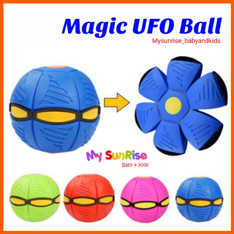 Ufo Magic Ball / Bola Ufo Ball / Bola Mainan Anak / Disc Ball / Flat Ball Led