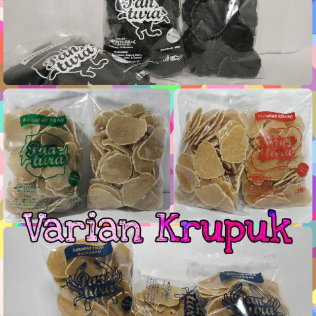 Kerupuk Ikan/Cumi/Udang/Rajungan (mentah)