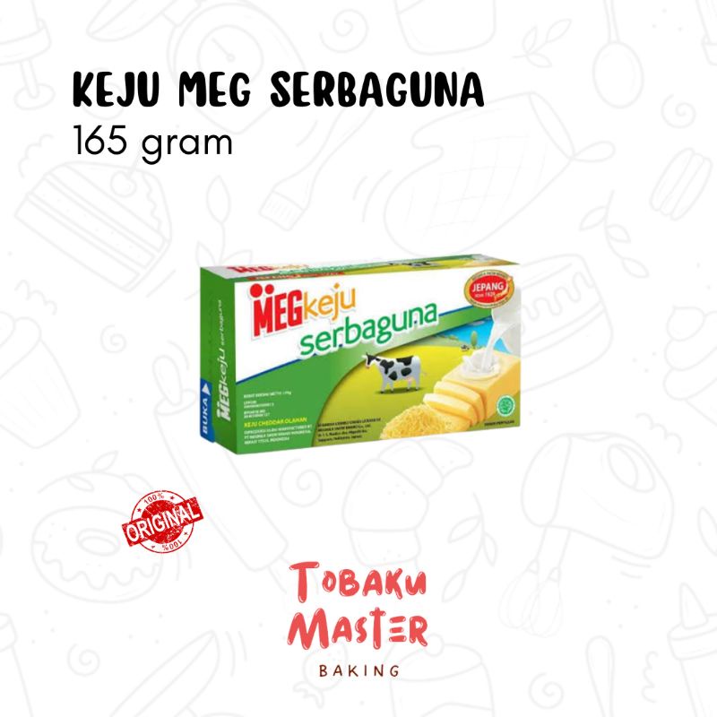 

[ 165 GRAM ] Keju MEG Serbaguna 165 Gram