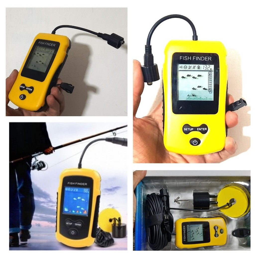 Mesin Alat Detektor Pelacak Pencari Ikan Portable Sonar Fish Fider 100 m 111105