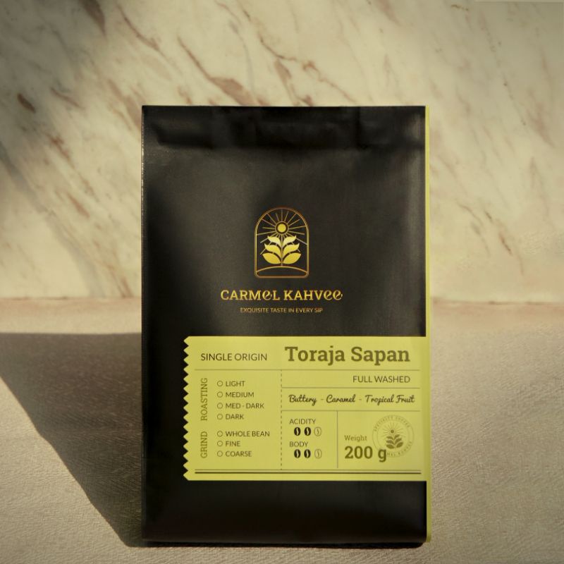 

Kopi Toraja Arabica Single Origin 200gr (GRADE 1) CARMEL KAHVEE