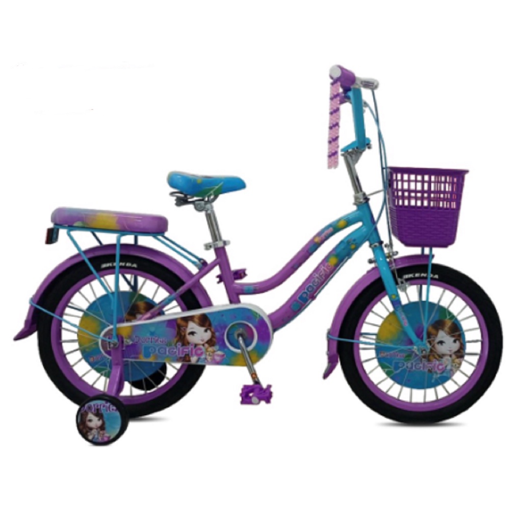 Sepeda Mini CTB Anak Pacific Dorries 12 16 18 Inch Garansi SNI-Blue Purple