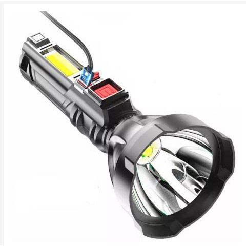 COD SENTER LED COB L-830 SENTER CAMPING RECHARGEABLE USB 4 MODE / SENTER USB RECHARGER FLESHLIGT EMERGENCY L-830 / SENTER TANGAN COB 4 MODE L-830