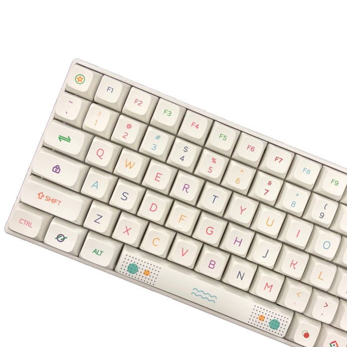 KEYCAPS MIX MAX XDA PROFILE SUBLIM MECHANICAL KEYBOARD CRAYON PURE