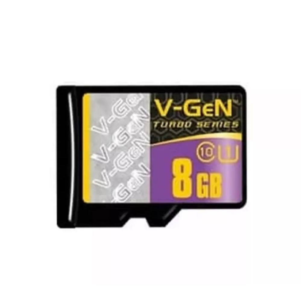 Memory Card / Micro SD V-GEN Turbo 8GB Class 10 100MB/s Series Micro SD V-GEN Memory Card HP 8GB V-GEN-ORIGINAL