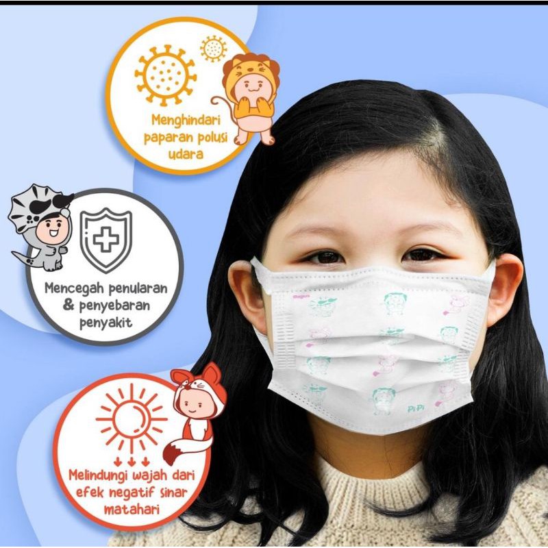 Masker Anak Medis Bagus Pipi 30 pcs