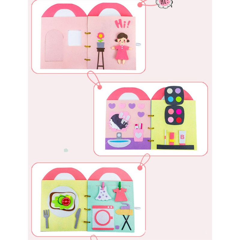 Mary Cloth Book Untuk Bayi &amp; Bayi 1tahun Perlengkapan Edukasi Dini Desain Lucu