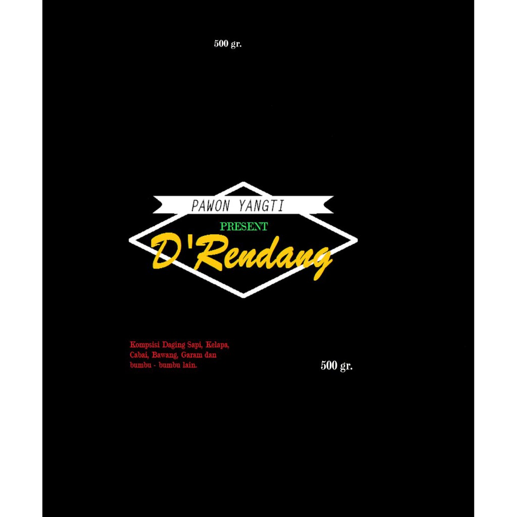 Rendang Daging Sapi 800 gr Limited
