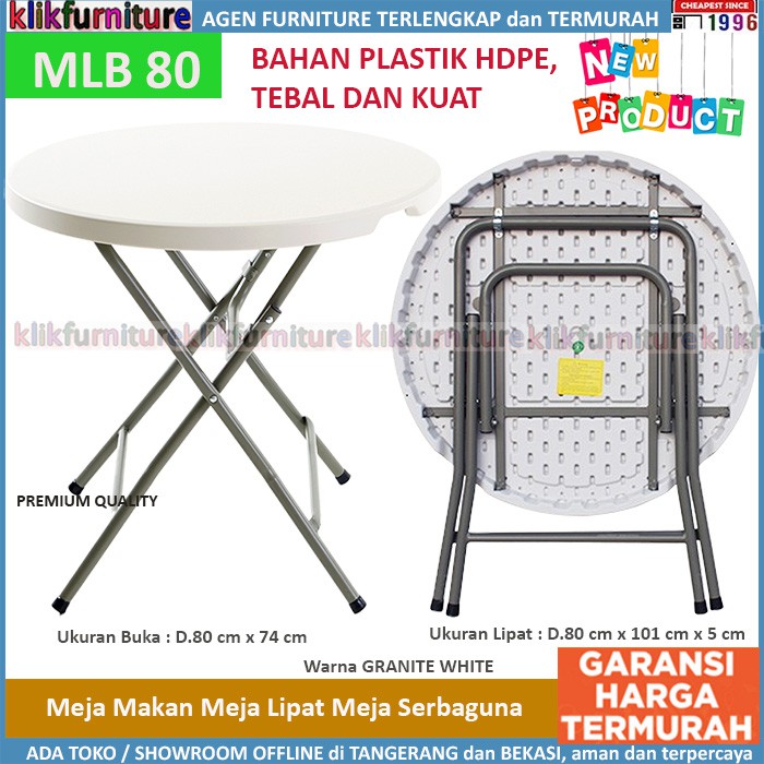 Meja Lipat Meja Makan Meja Foodcourt Plastik Hdpe Mlb 80 Shopee Indonesia