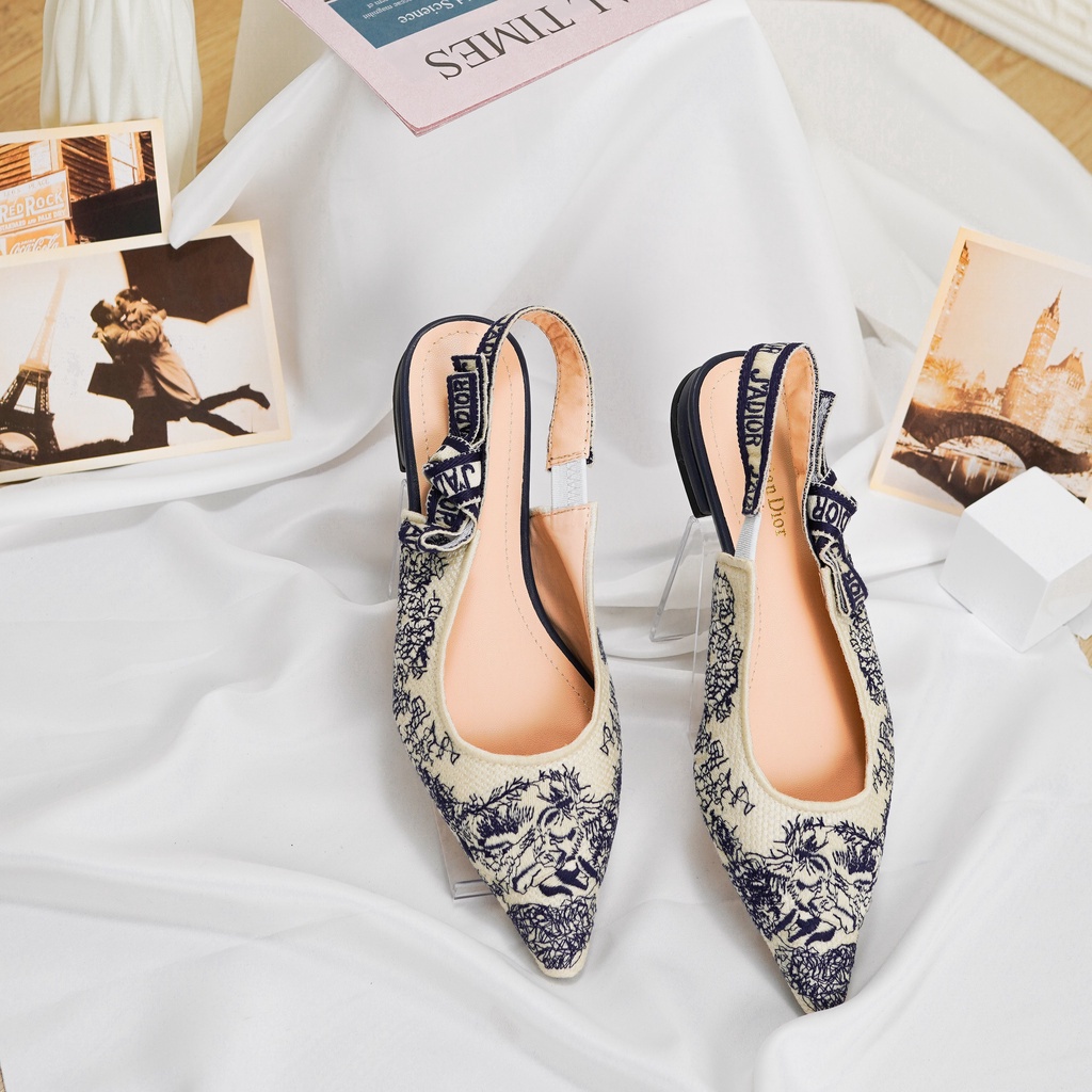 Sepatu Wanita D 113 Sepatu Selop Teplek Wanita Import Murah Berkualitas Premium Model Terbaru Dan Kekekinian Shoes  By Taspremium Id