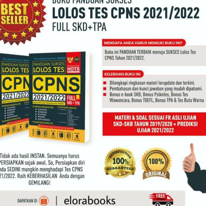 Paling Dicari Buku Cpns Terbaru Buku Panduan Sukses Lolos Tes Cpns 2021 2022 Shopee Indonesia