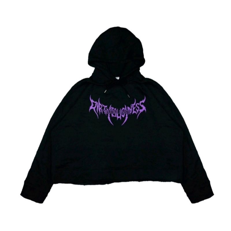 HOODIE CROP DIRTY BUSINESS