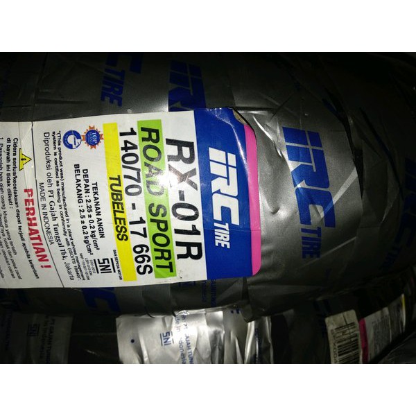 accesories Ban IRC Tubeless 140 70-17 mantap