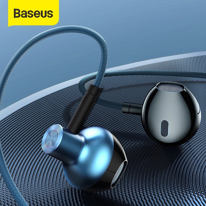 Baseus Headset Handsfree Encok 3.5mm Wired H19