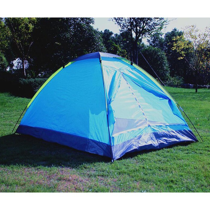 Tenda Single Layer Tenda Camping  Kapasitas 2-3 orang