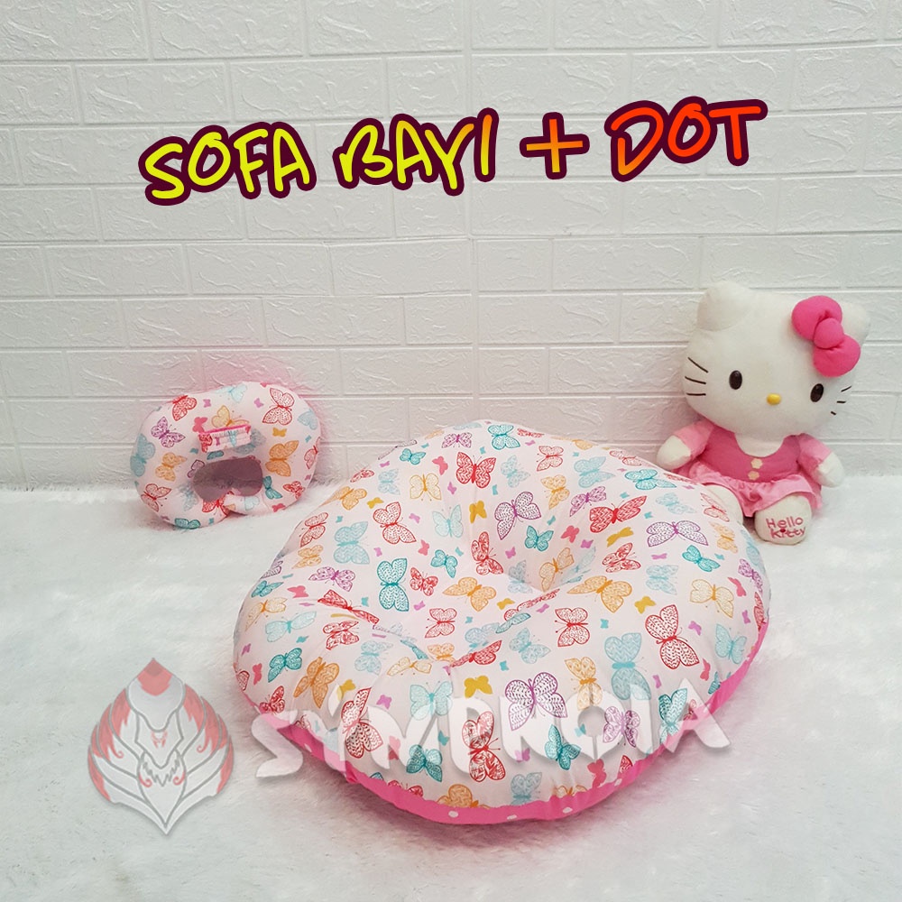 Sofa Bayi Multifungsi + bantal dot