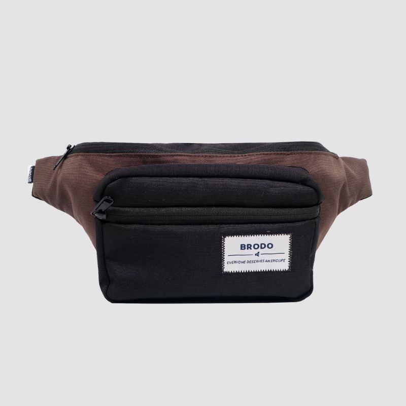 Brodo Original Best Seller- Tas Rigby Waist Bag Brown
