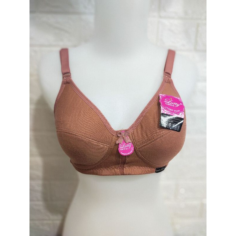 BRA Sport / BH Jumbo kait 2 wanita Ukuran 40 - 42  Tanpa Kawat busa tipis