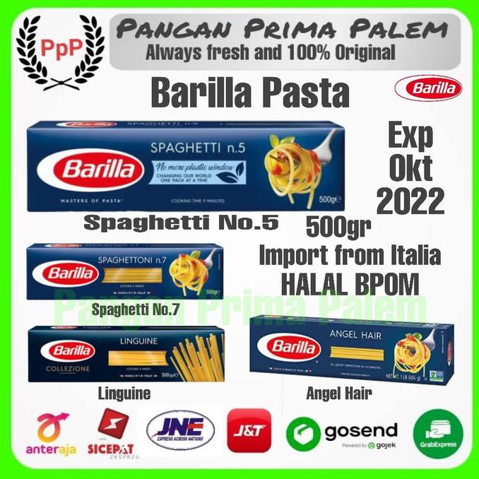 

Terlaris# Barilla Pasta Spaghetti Import Italia 500Gr - Pasta Barilla