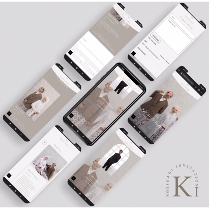 UNDANGAN WEBSITE/UNDANGAN ONLINE/WEDDING INVITATION