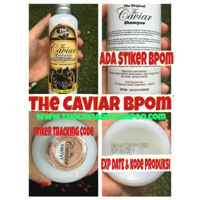 THE CAVIAR SHAMPOO - BPOM - SHAMPO KUDA CAVIAR ORI