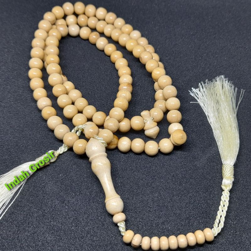 TASBIH KAYU KEMUNING GADING 8MM 99BUTIR ORIGINAL