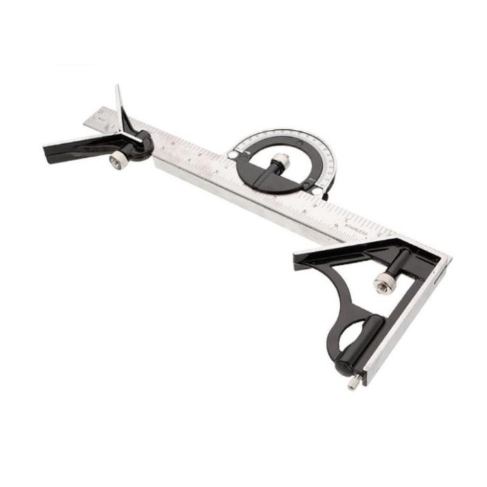 

siap kirim] siku tukang 12 " Combination measuring sguare ruler