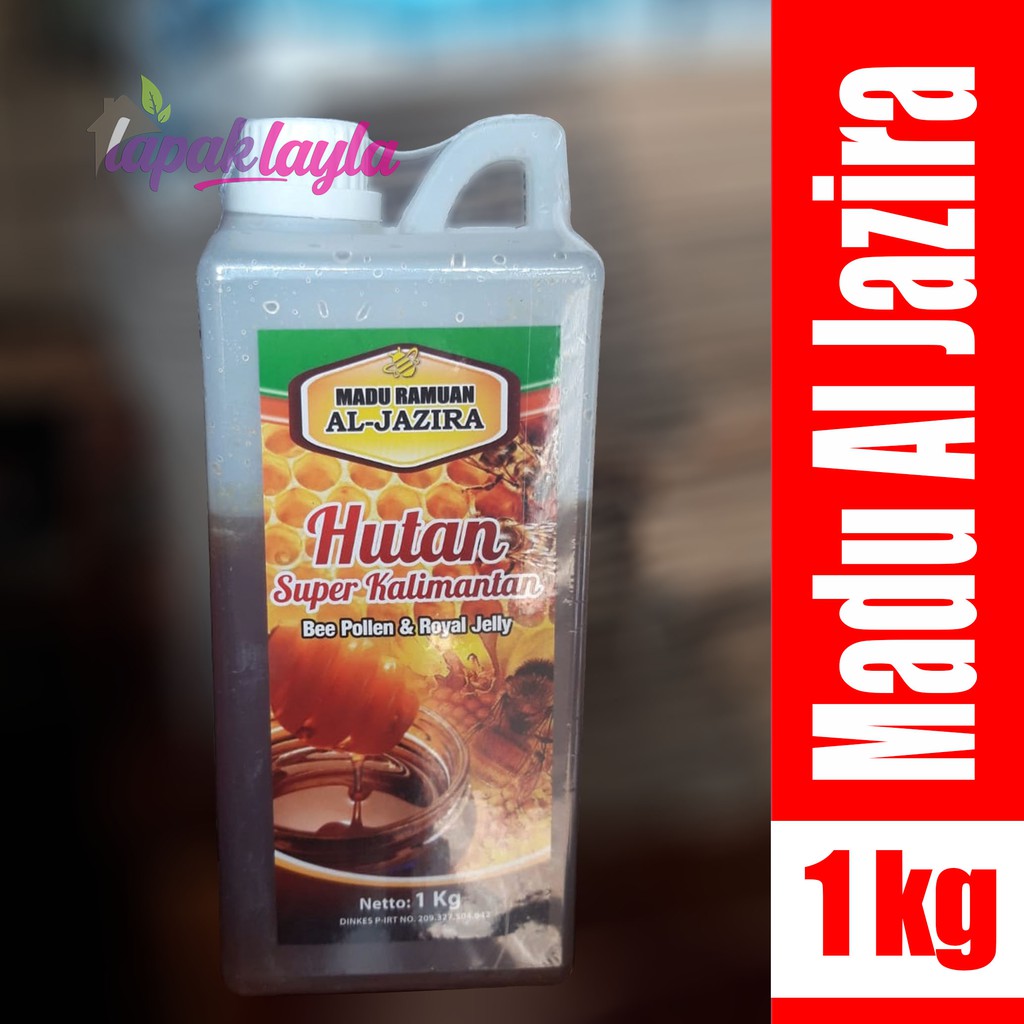 Madu Hutan Super Kalimantan Plus Bee Pollen &amp; Royal Jelly 1 Kg Al Jazirah