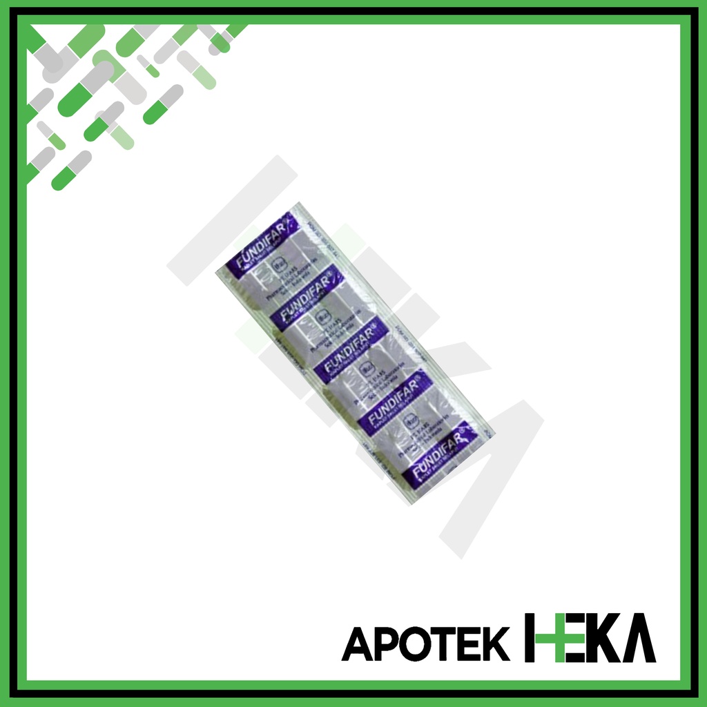 Fundifar Kaplet Strip isi 10 Tablet - Multivitamin B1 B6 B12 E (SEMARANG)