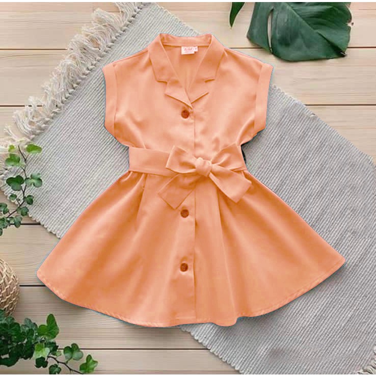 Amspro Dres anak perempuan Pakaian anak perempuan terusan Dress Keth