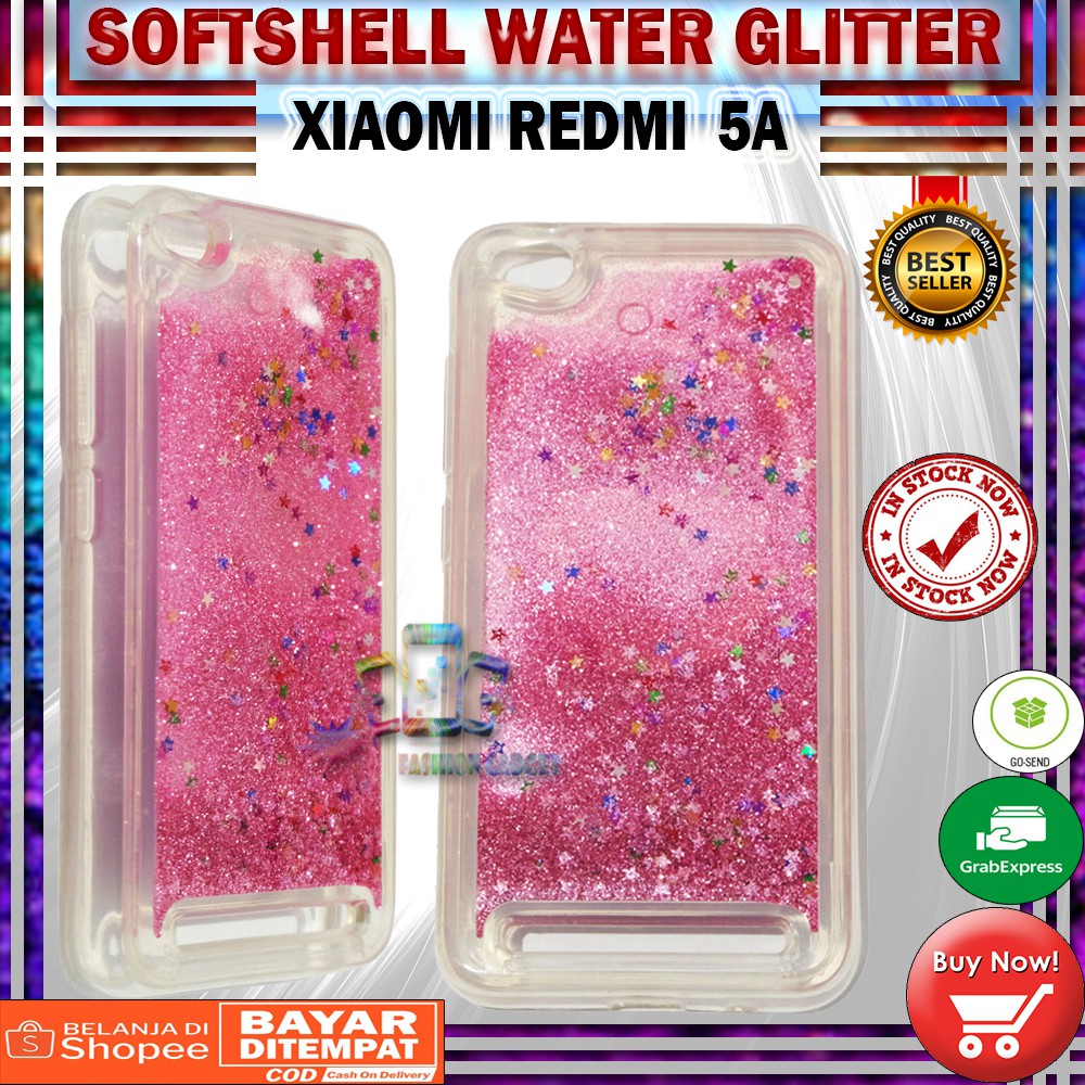 Silikon XIAOMI MI A2 / MI 6X / CASE XIAOMI REDMI 4X Water Glitter Aquarium Casing KESING KASING SOFT CASE