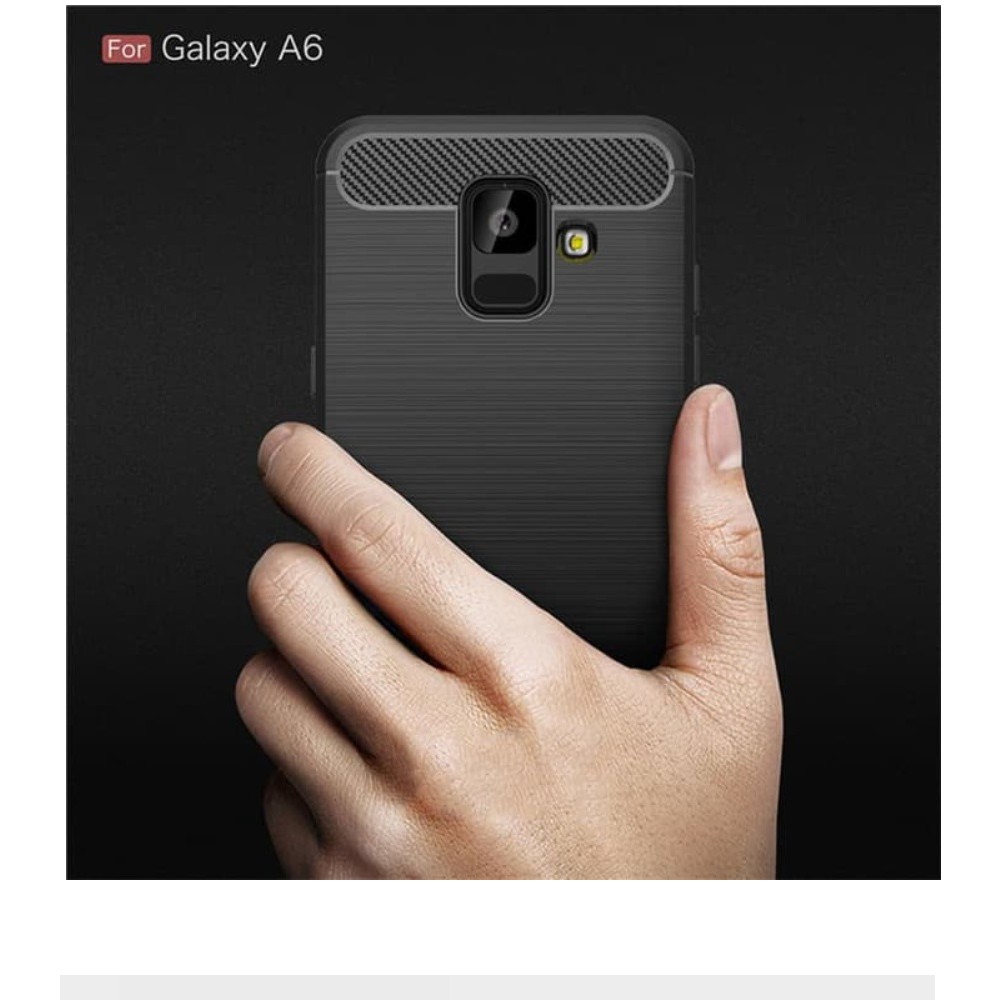 Case Samsung A6 2018 Soft Case Ipaky Carbon