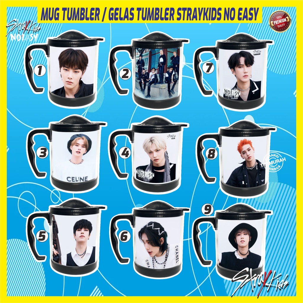 MUG TUMBLER // GELAS TUMBLER // STRAYKIDS NO EASY