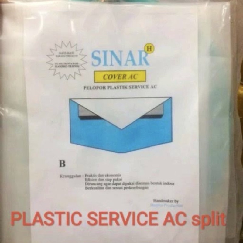 Plastik Cuci AC SINAR  / Cover Service AC SINAR ORIGINAL