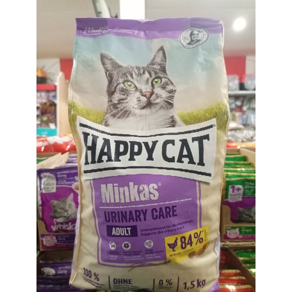 Happy Cat Minkas Urinary Care Makanan Kucing Dewasa 1,5kg