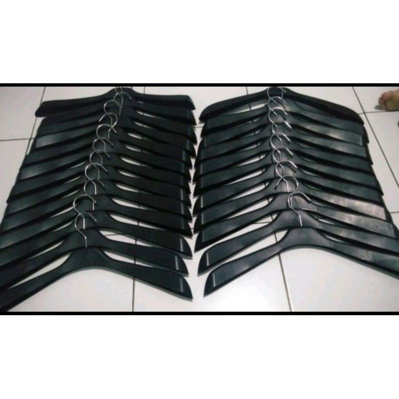 HANGER DISTRO PLASTIK/GANTUNGAN BAJU DISTRO/GANTUNGAN JAS