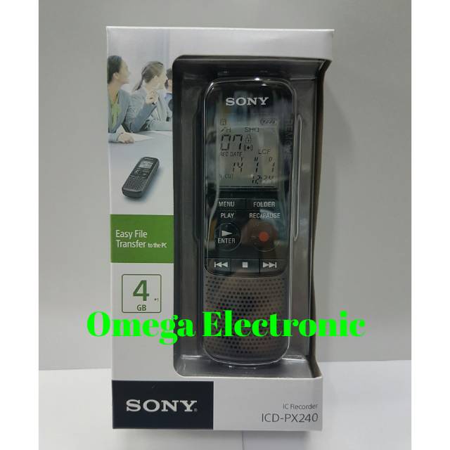 Voice Recorder Sony ICD-PX240 - Alat Perekam Suara Digital