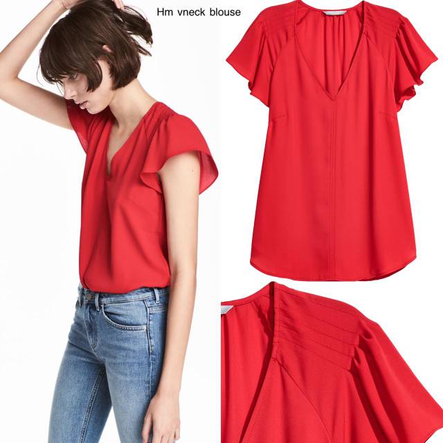 Hm v neck blouse
