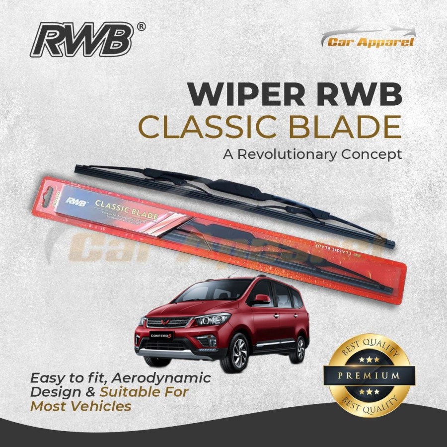 RWB Classic wiper Wuling Cortez / Windshield Wuling Cortez 2 Pcs