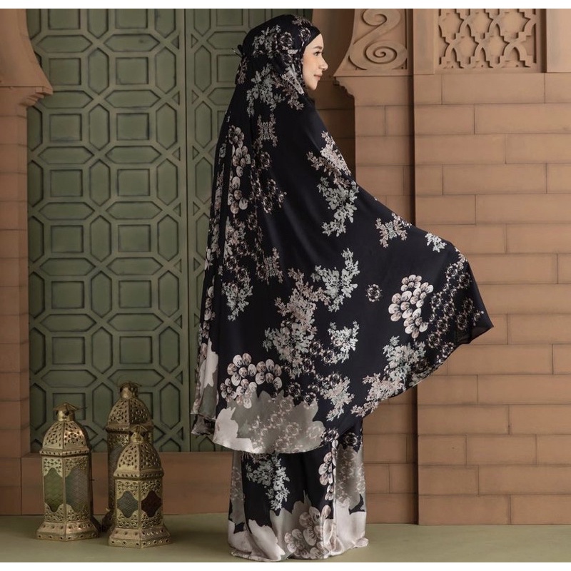 GANAYA PRAYER SET MUKENA BLACK by HeavenLights Juli 2021