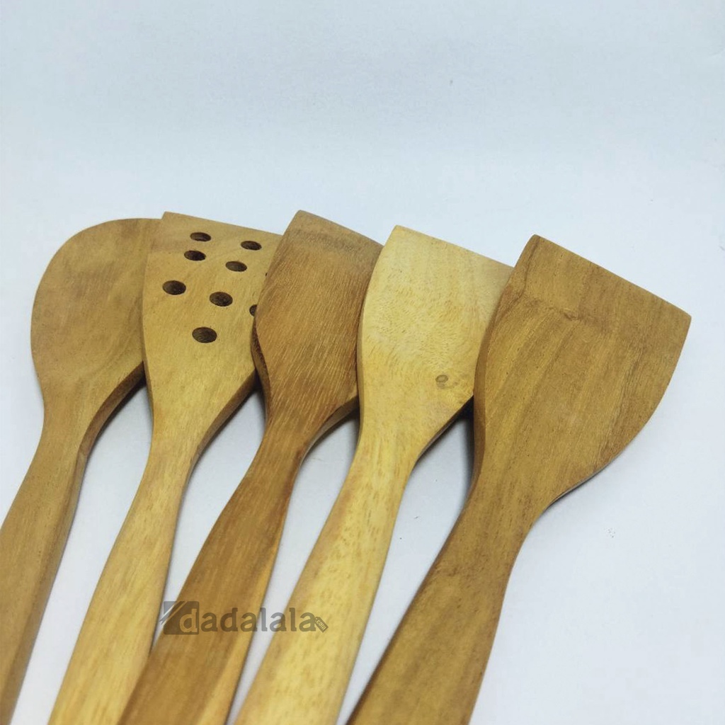 DADALALA Spatula Kayu / Sodet Kayu Lamtoro (Harga SATUAN)